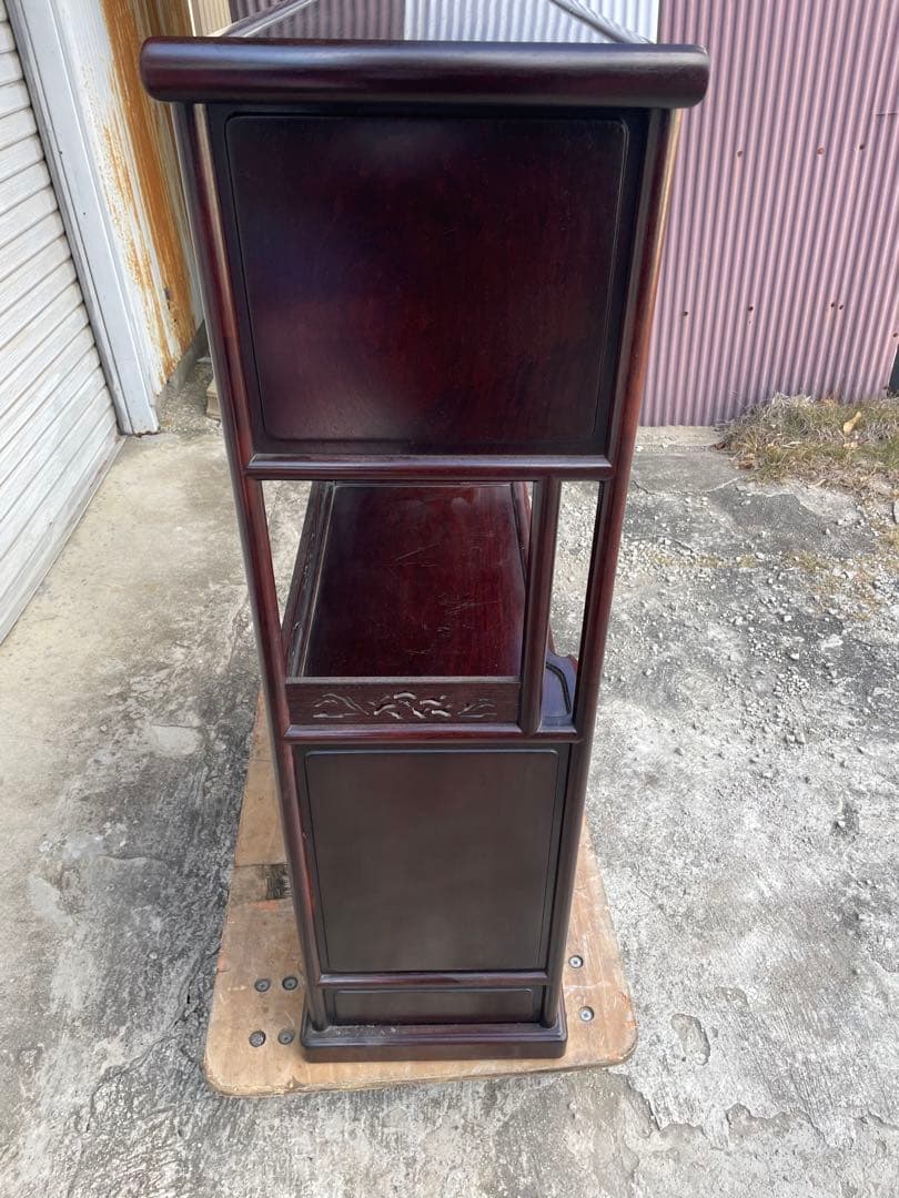 唐木家具 茶箪笥 ヴィンテージ　飾り棚 アンティーク家具　和家具