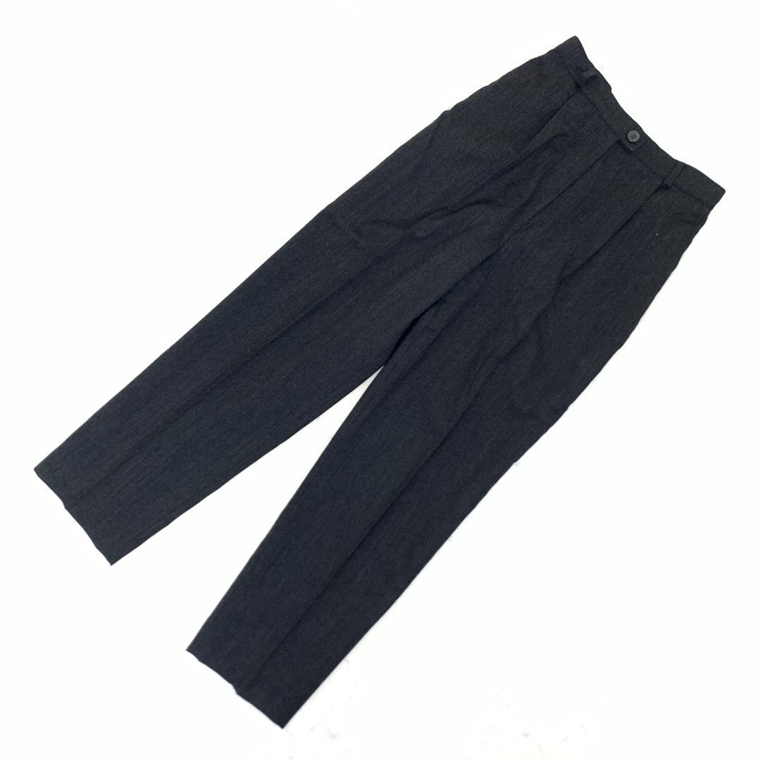 LA8581 マックスアンドコー パンツスーツ3点セット グレー ウール 40