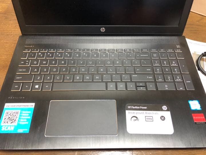 hp pavilion power 15/ゲーミングPC【ほぼ未使用】