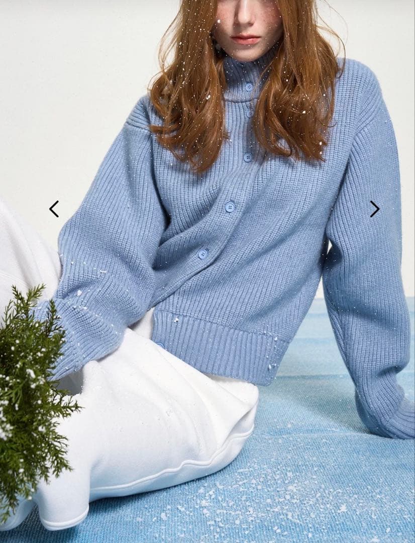 【最終価格】THE TOÉ Ealing knit ブルー