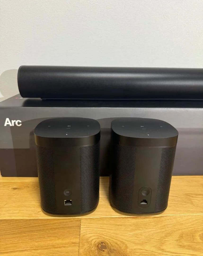 Sonos One Gen2(2台) + Arc サウンドバー