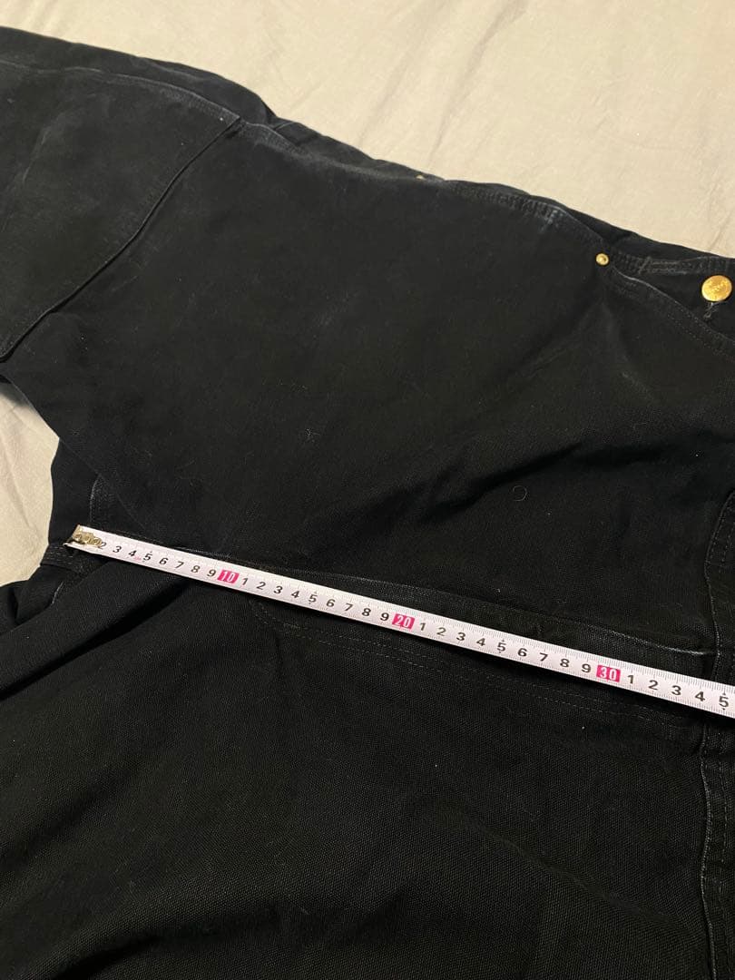 ひ*ろ様 Carhartt ブラックオーバーオール　カーハート　つなぎ