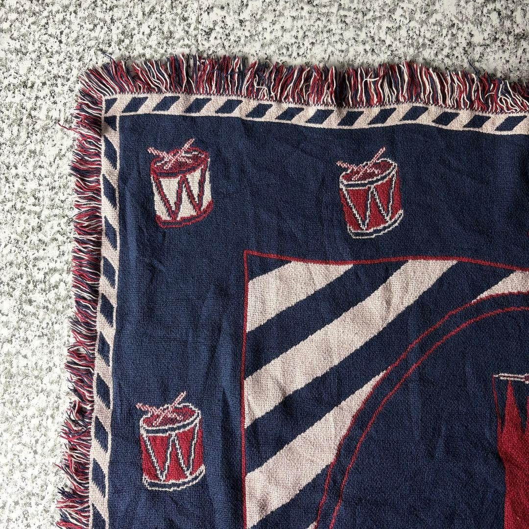 【90sオールド】くるみ割り人形　リバーシブル　ヴィンテージラグ　カーペット