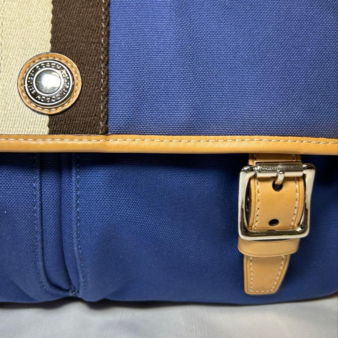 【希少・美品】COACH ボヤージュキャンバスメッセンジャーバッグ ショルダー