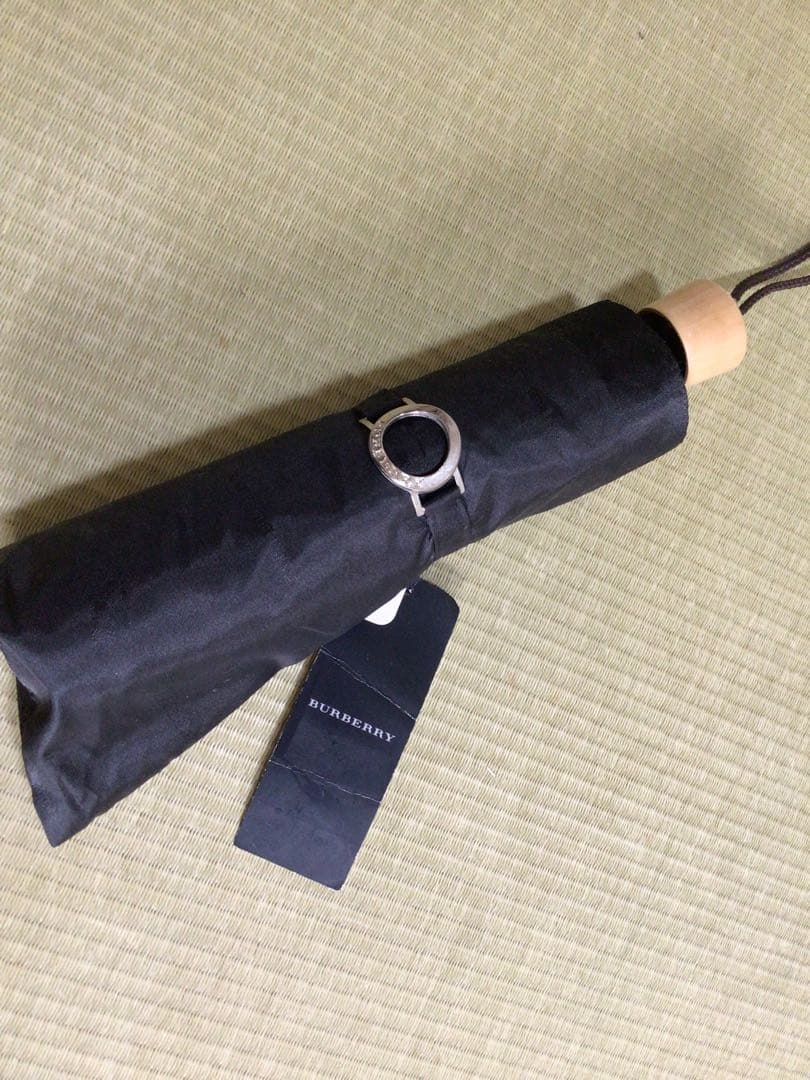 BURBERRY ブラック 折りたたみ傘