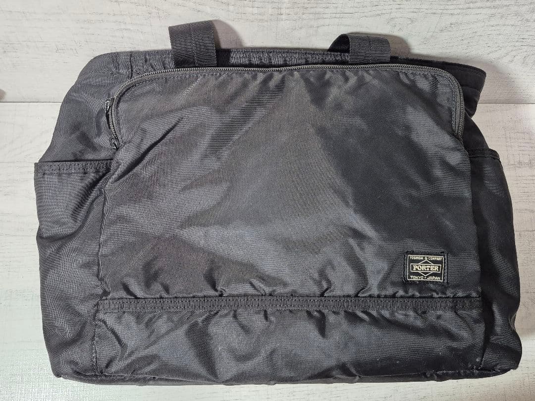 PORTER フラッシュトートバッグ 美品吉田カバン ブラック 黒 ポーター
