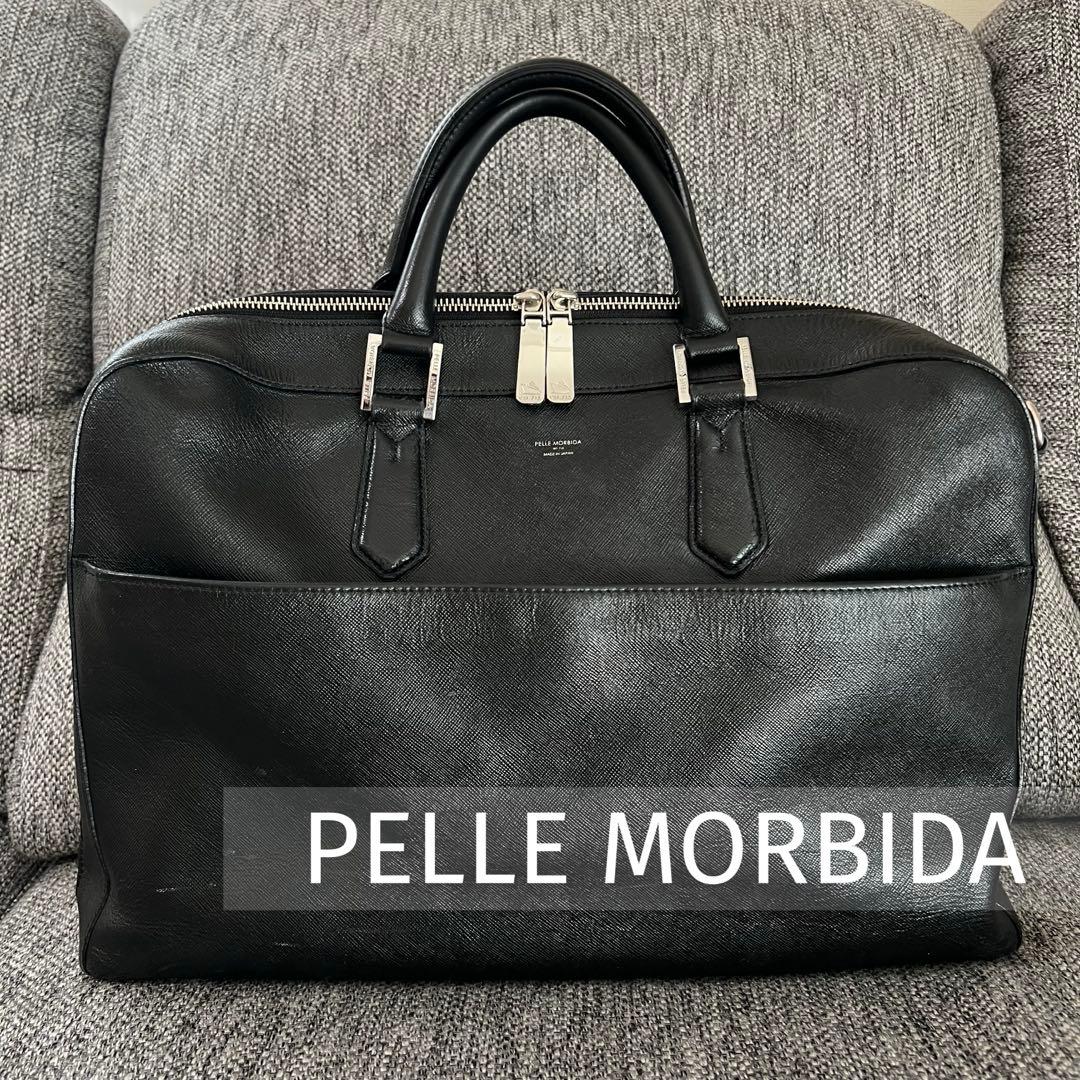 PELLE MORBIDA Capitano ブリーフバッグ ブラック