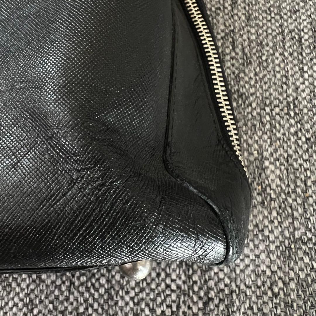 PELLE MORBIDA Capitano ブリーフバッグ ブラック