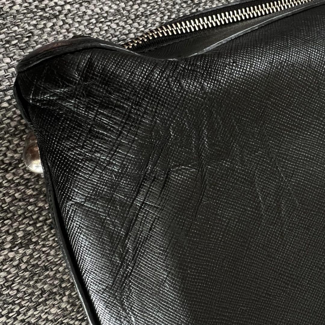 PELLE MORBIDA Capitano ブリーフバッグ ブラック