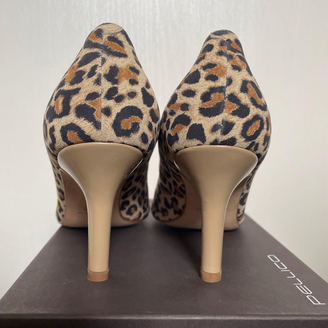A*u様 新品 PELLICO ペリーコ レオパード パンプス 37.5