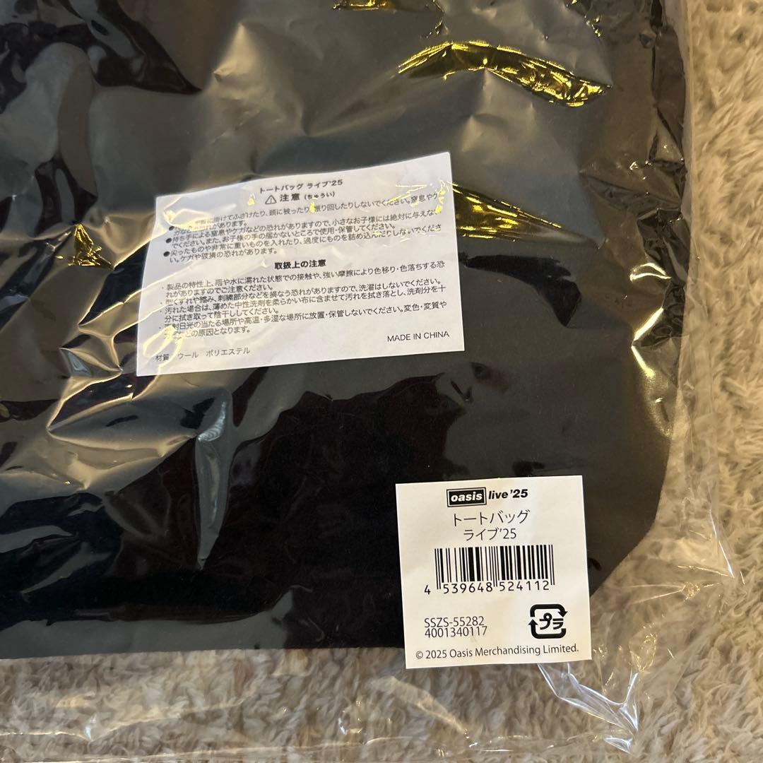 OASIS トートバッグ ライブ’25