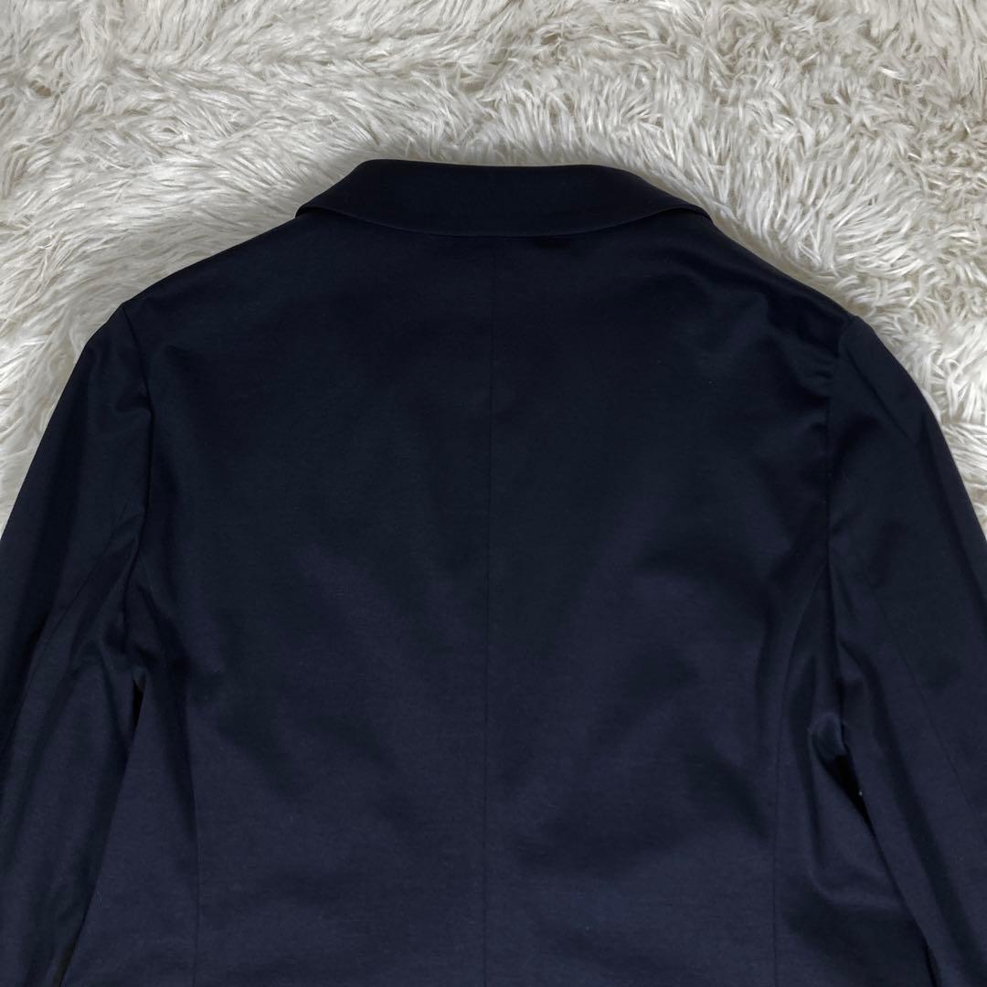 極美品　アンタイトル　セットアップスーツ　ウォッシャブル　ストレッチ　ネイビー