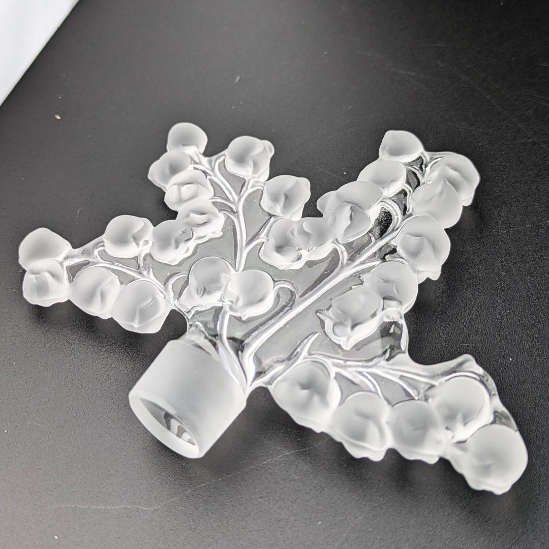 た*ん様 萌えるすずらん★ラリック 香水瓶 クレールフォンテーヌ 12cm 美品