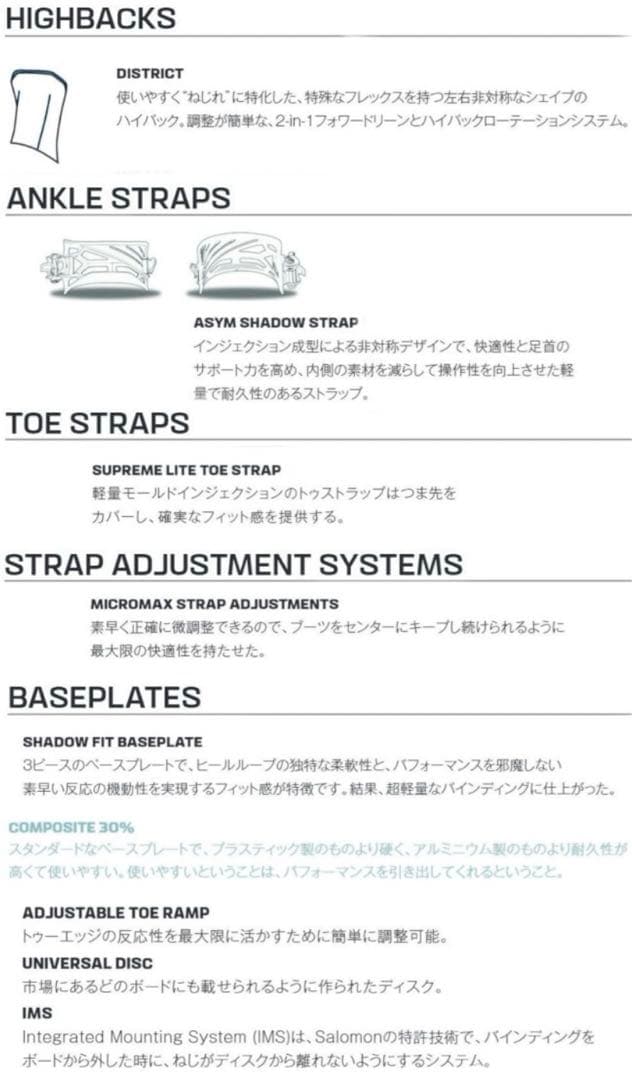 一回のみ試用★美品★サロモン★District☆サイズM☆ Salomon