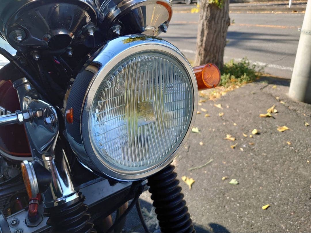 当時物シビエスーパーオスカー凹みレンズ付ヘッドライトASSYCIBIEマーシャル