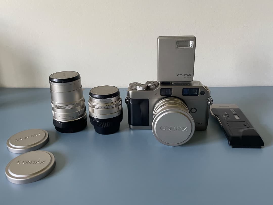 ゆ*け様 CONTAX G1 フィルムカメラ　名品Gレンズ３本　SET