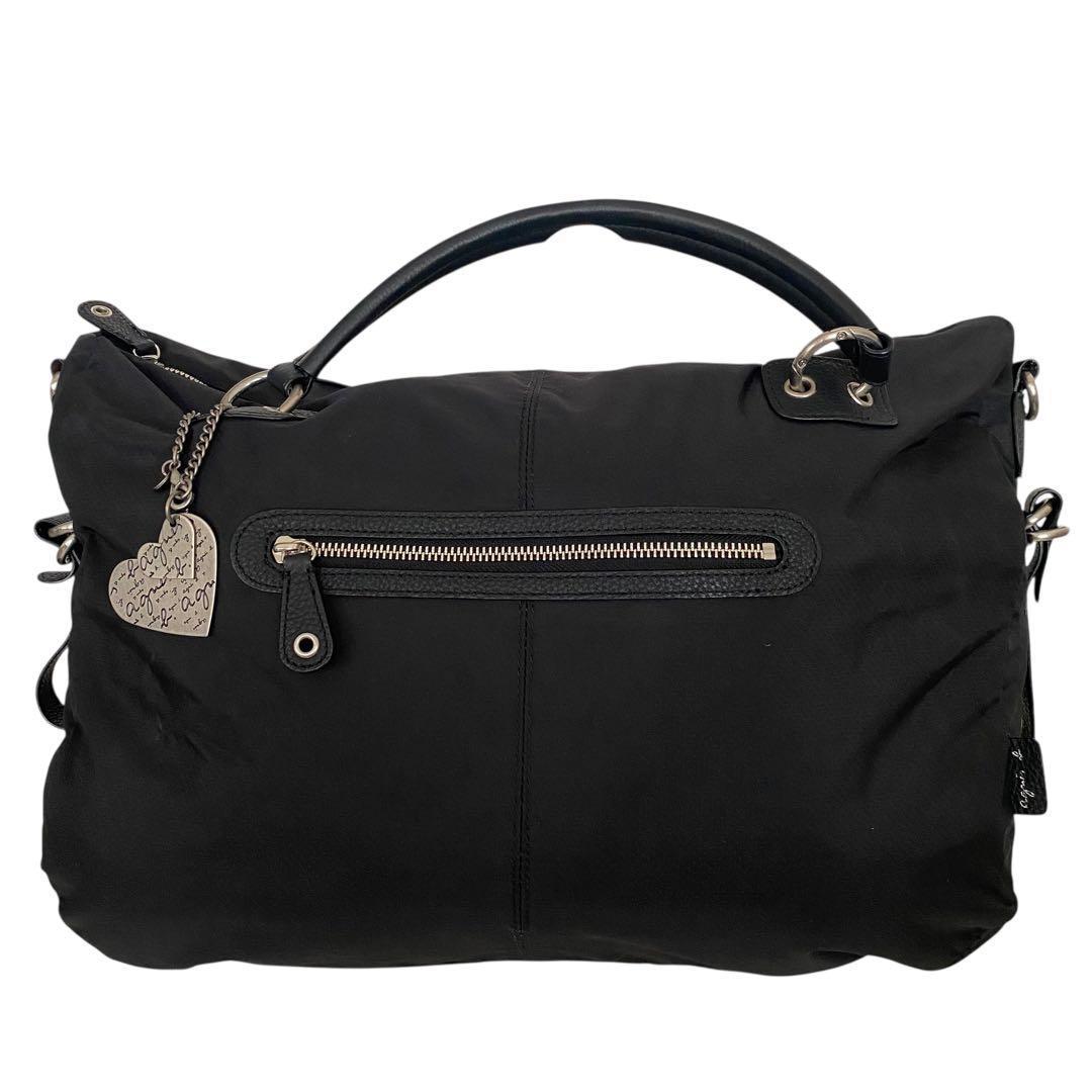 美品　アニエスベー　2way 大容量　ボストンバッグ　ショルダーバッグ　斜めがけ