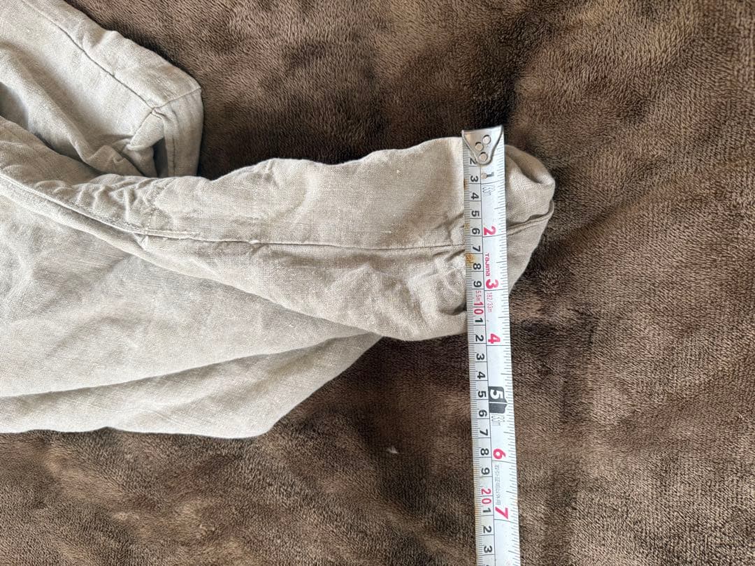 イヴアンドリューYVES ANDRIEUX リネンショルダーバッグ