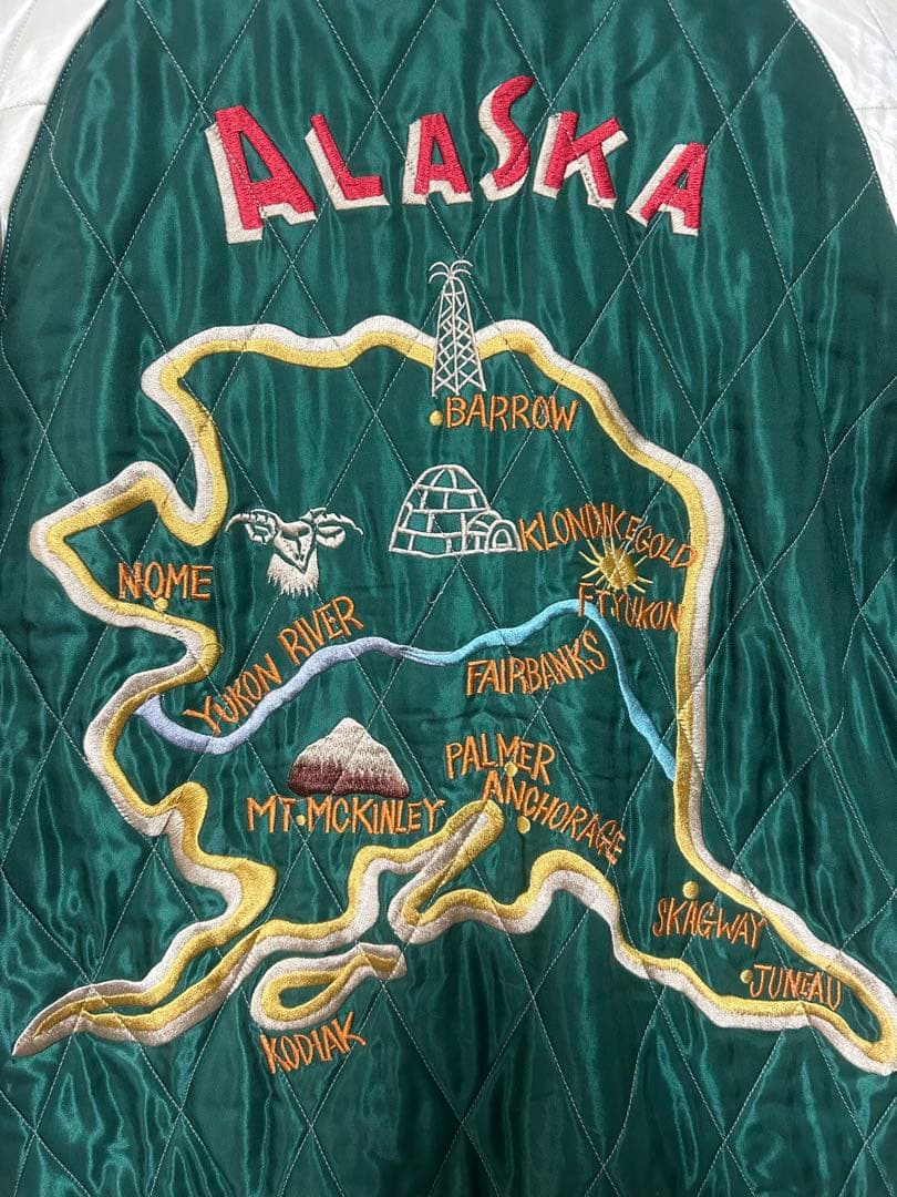 美品　テーラー東洋　別珍　スカジャン　 アラスカ　Ｌサイズ TT15175