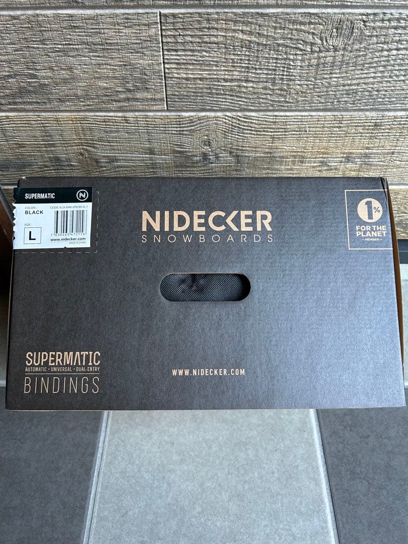 24-25 Nidecker Suprematic ビンディング Lサイズ