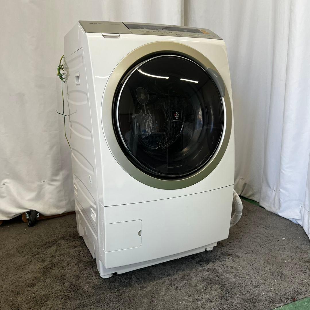 862　ドラム式洗濯機　シャープ 　10kg　乾燥　大容量　安い　中古　設置無料