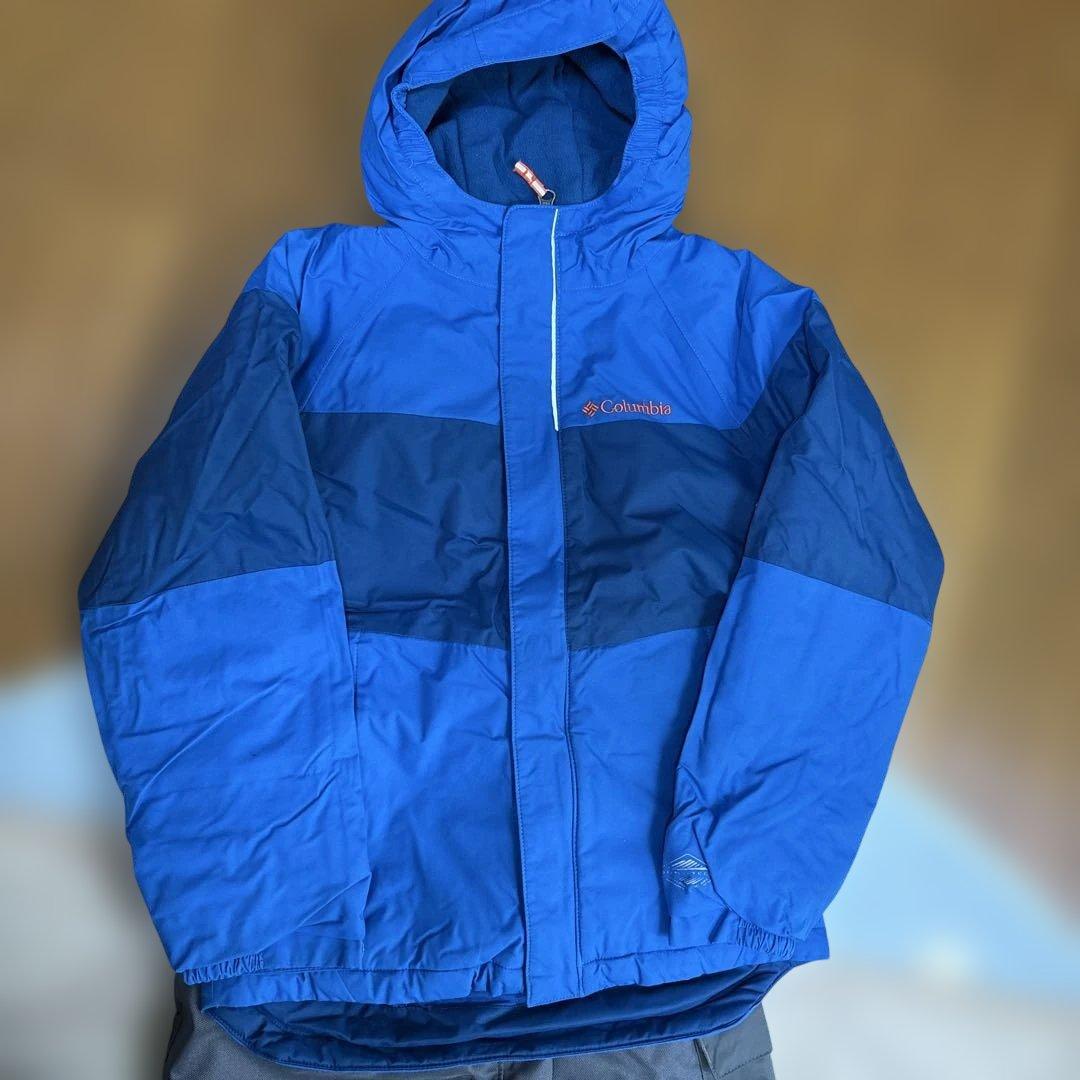 コロンビア スノーウェア キッズ Sサイズ 130 青