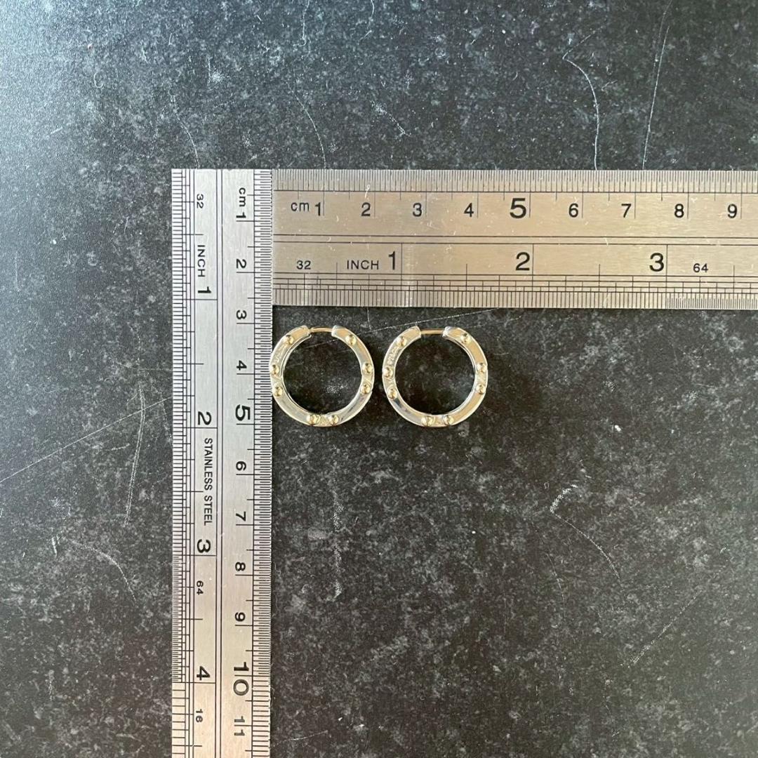 TR44 ティファニー ゲートリンク フープ ピアス 750 SO3fe