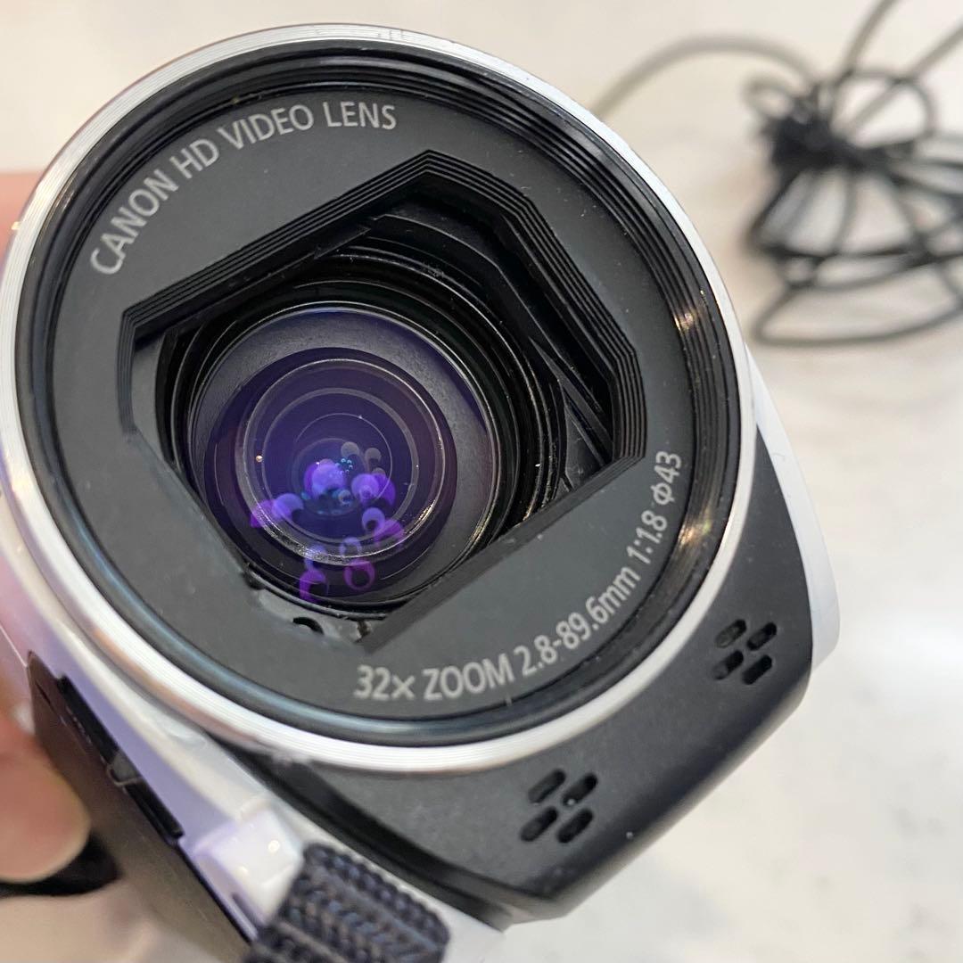 早い者勝ち！Canonキャノン ivis HF R62 ビデオカメラ希少ホワイト