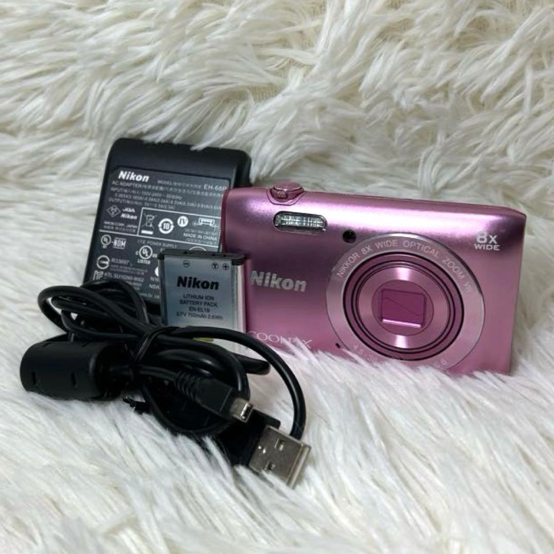 Nikon COOLPIX 8倍ズーム A300 ピンク　デジタルカメラ
