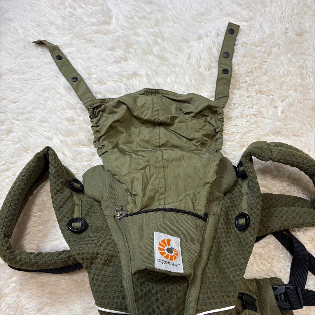 美品 エルゴベビー オムニブリーズ 抱っこひも オリーブグリーン 箱・説明書付き