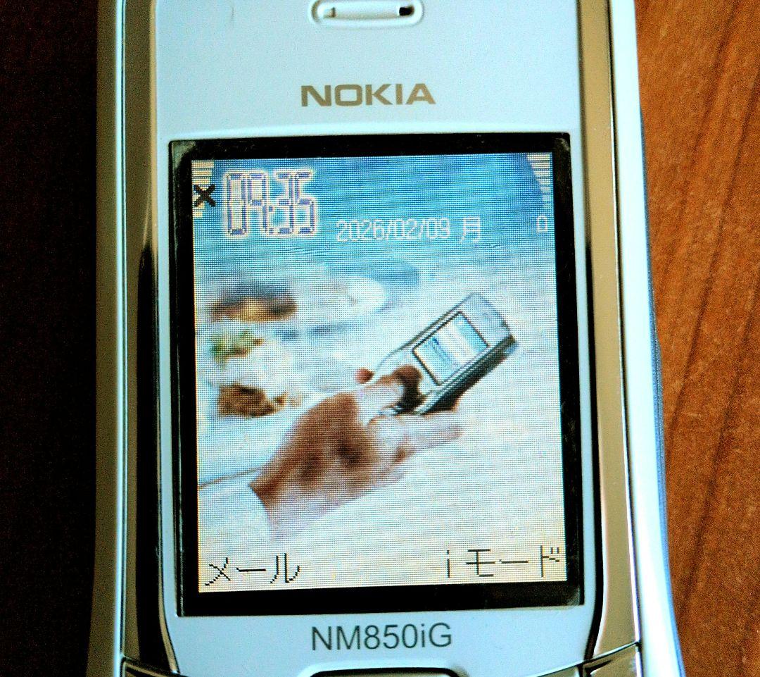 【美品】Nokia NM850iG docomo FOMA携帯電話