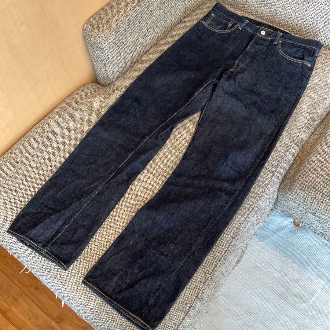 ク*ん様 WAREHOUSE 1001XX　W34　ウェアハウス　黒パッチ　限定