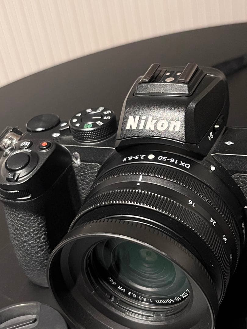 作画有　Nikon Z 50 16-50mm 付属品