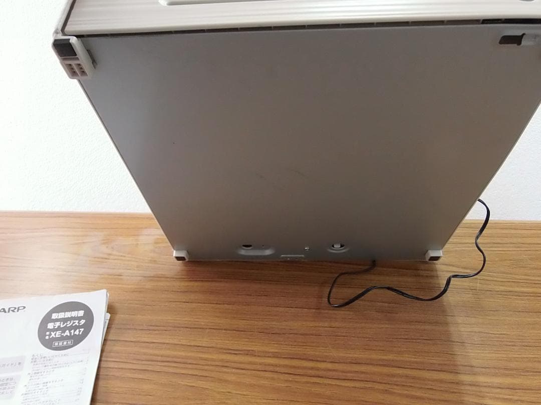 設定無料 SHARP XE-A147-W 2021年製 レジスター 250429