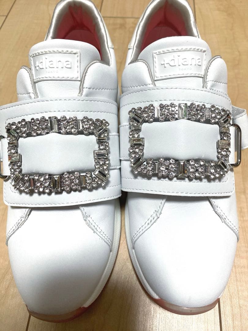 ＋Dianaゴルフシューズ　ビジュー　23.0cm