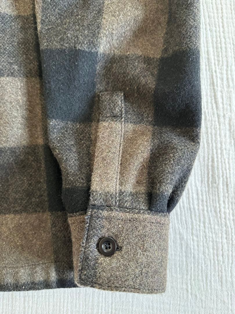 ジャケット・アウター KAJA WOOL BUFFALO CHECK CPO JACKET