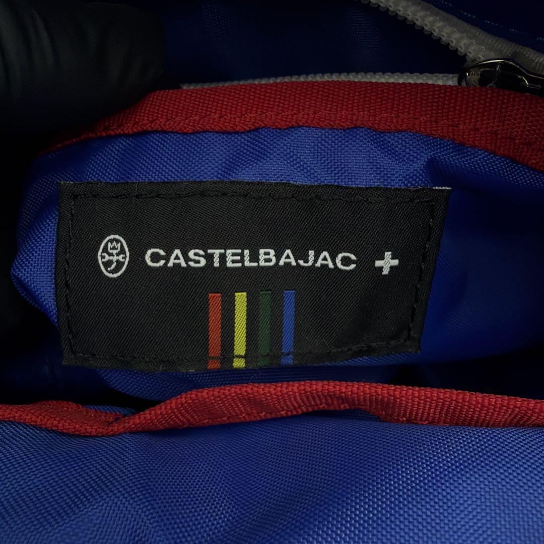 極美品 カステルバジャック ハンドバッグ 黒 ブラック ロゴ トートバッグ