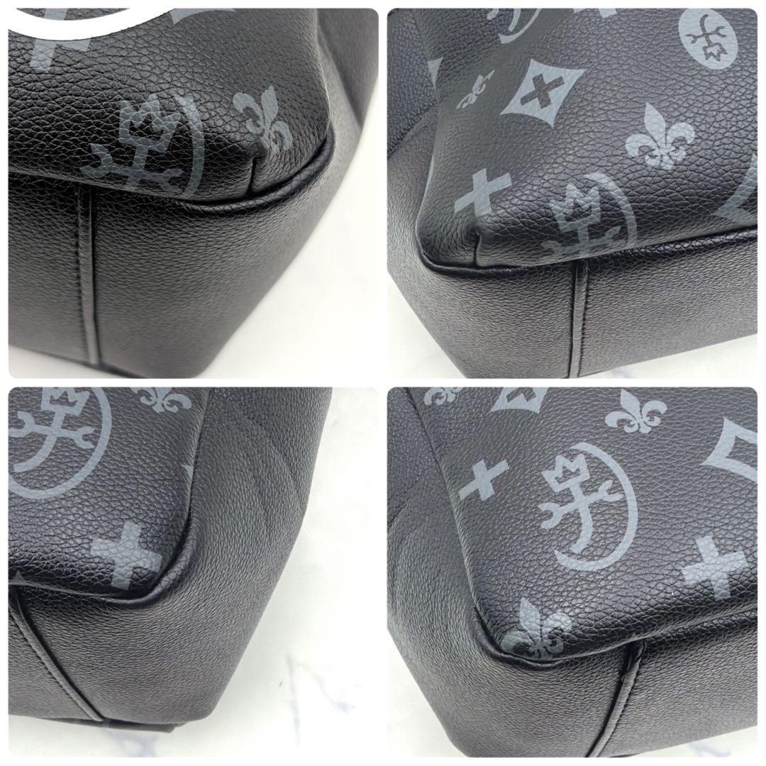 極美品 カステルバジャック ハンドバッグ 黒 ブラック ロゴ トートバッグ