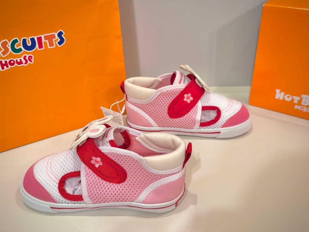 ミキハウススニーカー17HOT BISCUITSスニーカー　兎　キッズスニーカー