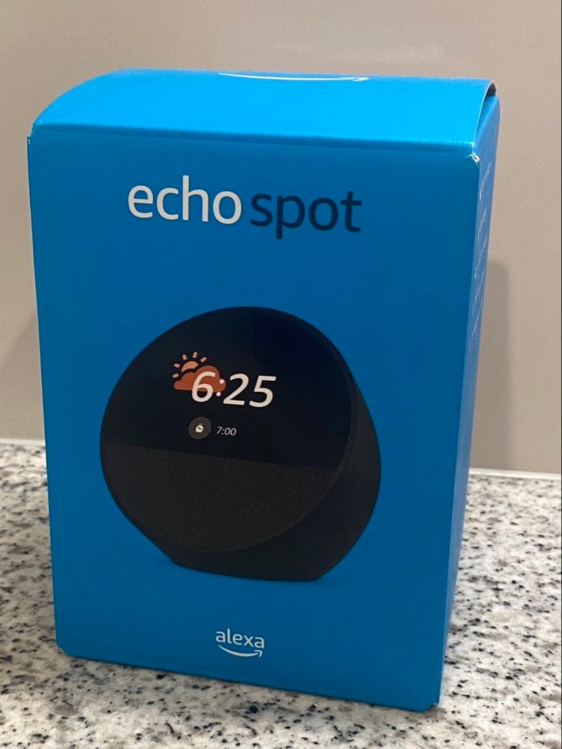 【新品未開封】Echo Spot ディスプレイ付スマートスピーカー Amazon