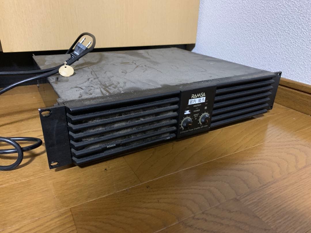 1　動作確認済み　WP-1200B　Panasonic RAMSA　パワーアンプ