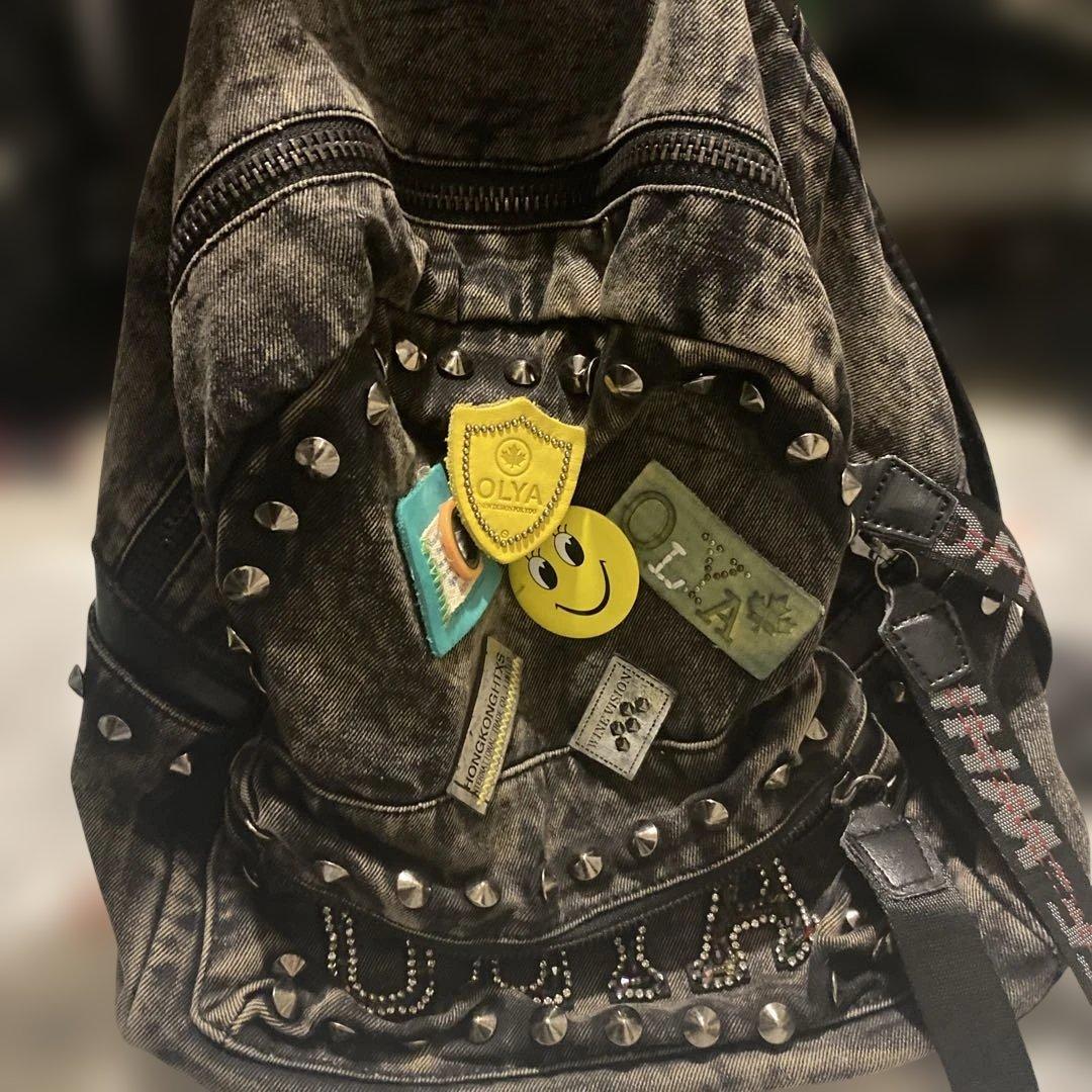 OLYA スタッズ付きリュック y2k グランジ サブカル