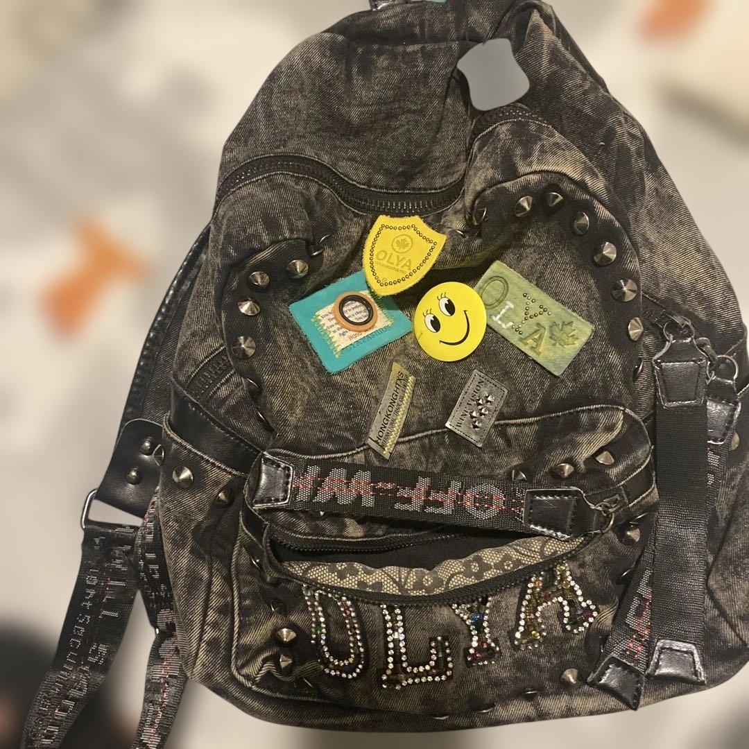 OLYA スタッズ付きリュック y2k グランジ サブカル