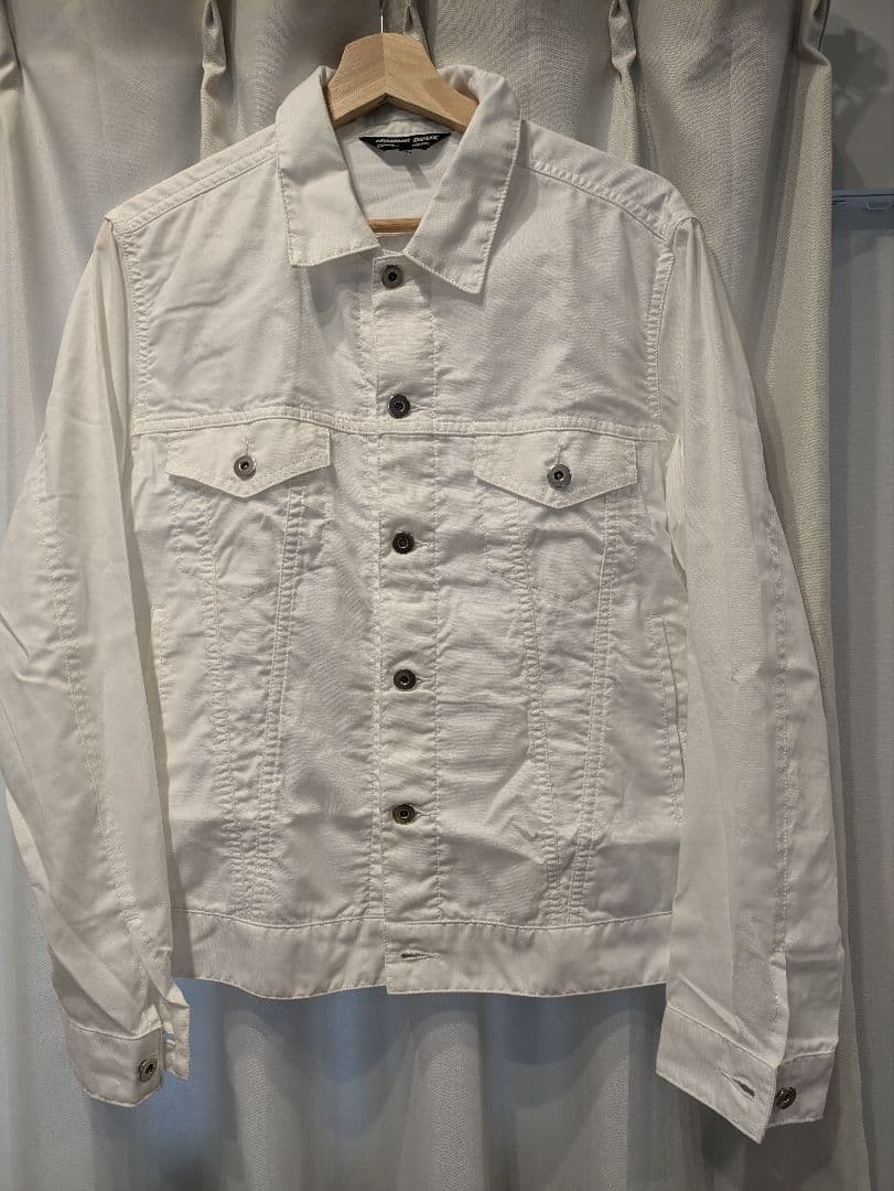 ミ*ル様 HOMME DEUX ホワイト トラッカージャケット Mサイズ DM-