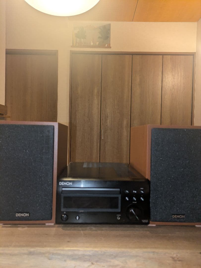 DENON　現行モデル　RCD-M41＋SC-M41スピーカー(ペア)セット！