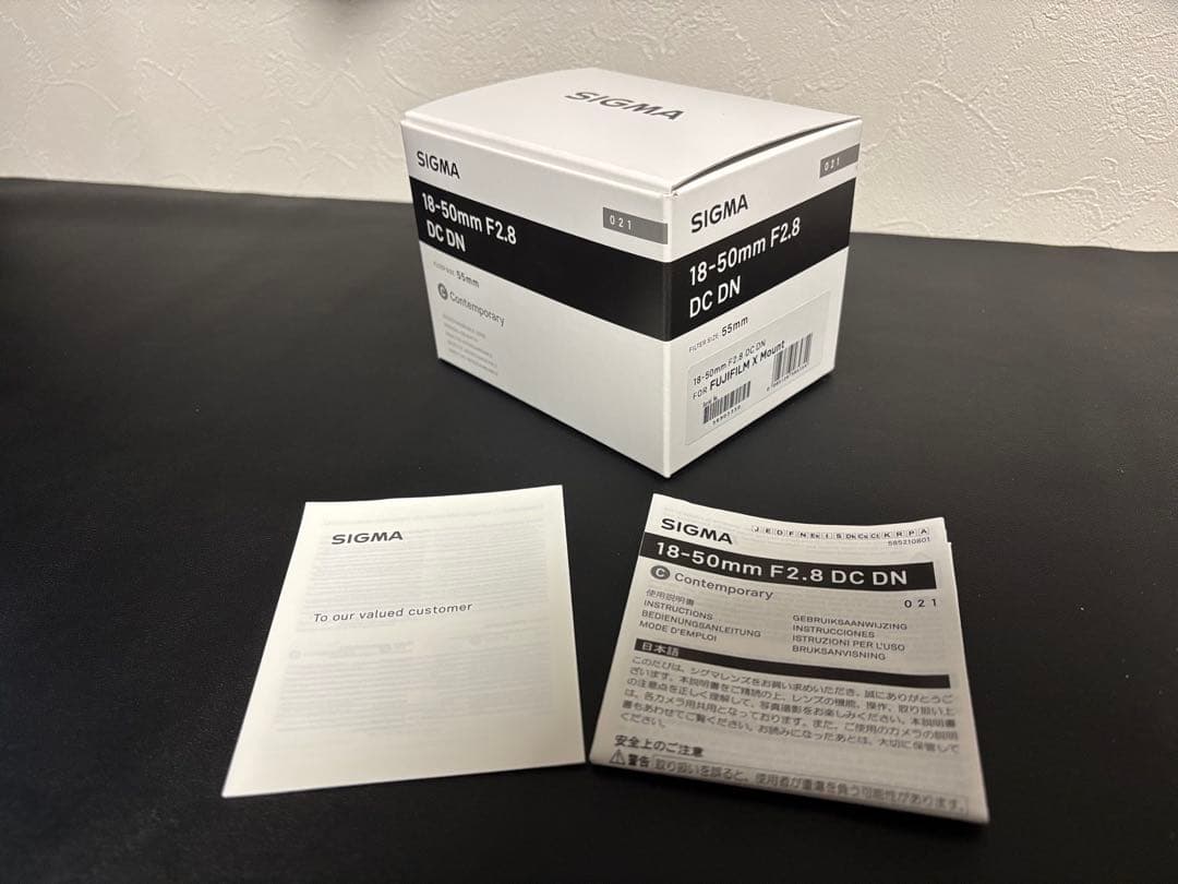 【極上品】SIGMA 18-50mm F2.8 DC DN Xマウント
