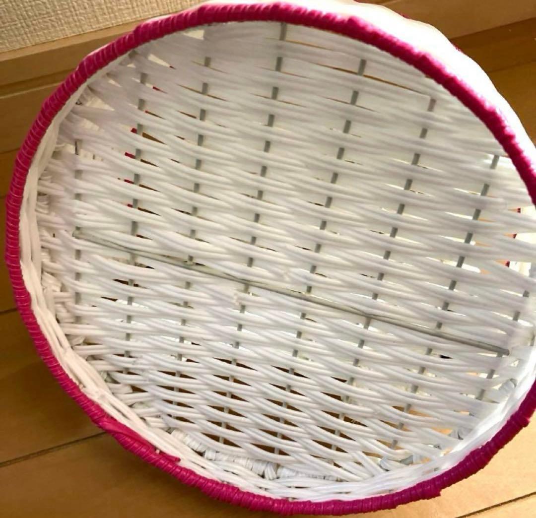 キティ 藤風カゴ 小物入れ 編みかご 激レア 当時物 平成レトロ レトロ