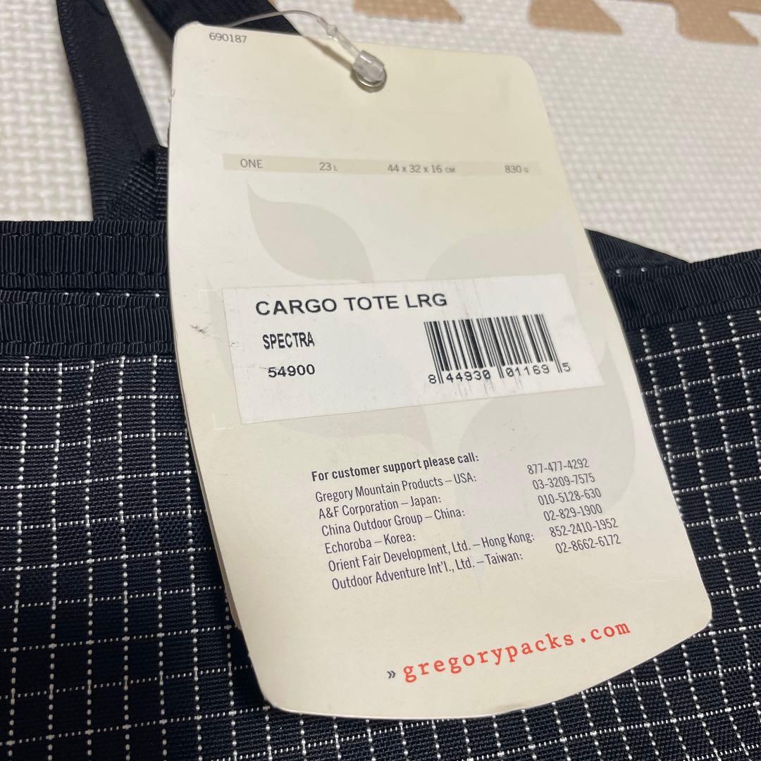 GREGORY★【Lsize】旧ロゴ　カーゴトートバッグ チェック新品未使用