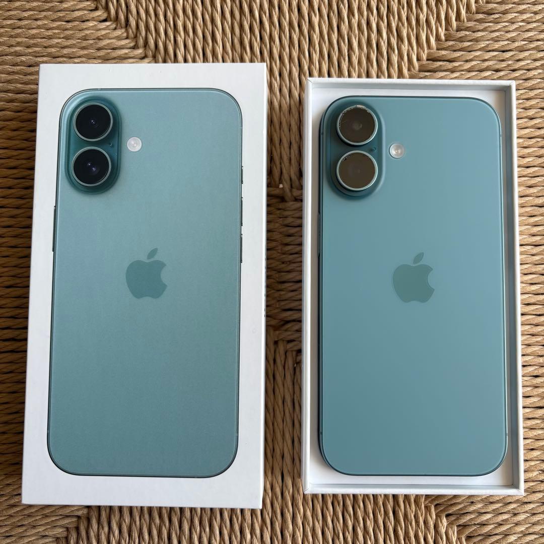 Apple iPhone16 256GB ティール 99%
