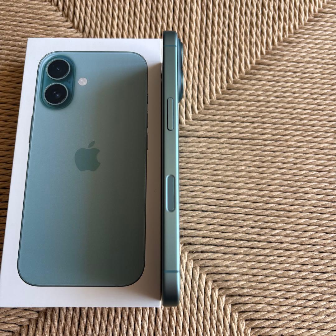 Apple iPhone16 256GB ティール 99%